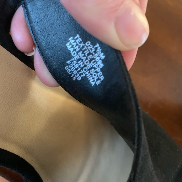 Black Suede Wedges ❣️ NWOT - Picture 4 of 5